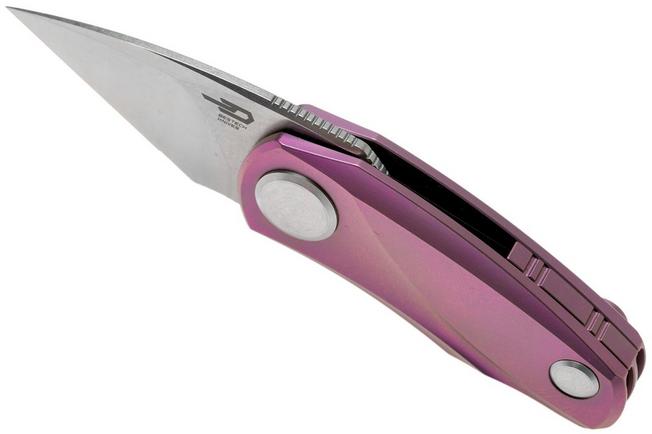 Imagen para Bestech Tulip Ball Lock Purple BT1912C navaja, Ostap Hel Design