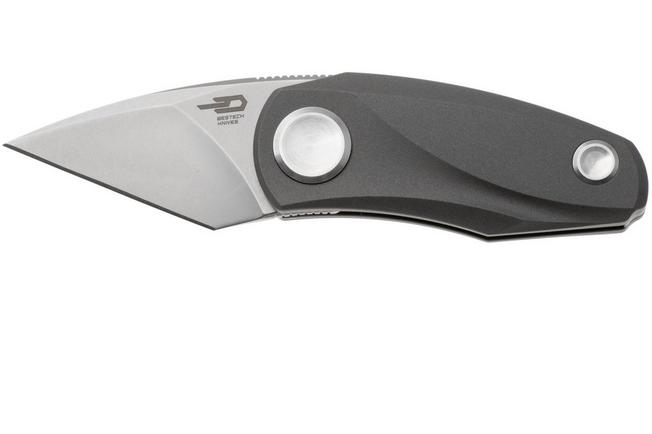Afbeelding voor Bestech Tulip BT1912E Stonewashed M390, Grey Titanium, zakmes, Ostal Hel design