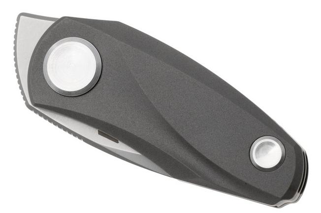 Afbeelding voor Bestech Tulip BT1912E Stonewashed M390, Grey Titanium, zakmes, Ostal Hel design
