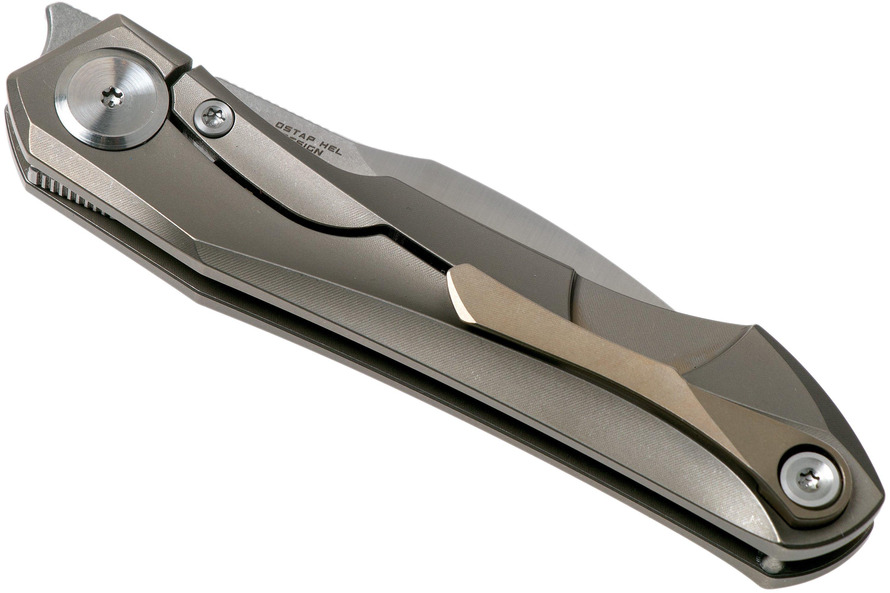 Bestech BT2004B Ivy Bronze pocket knife, Ostap Hel design