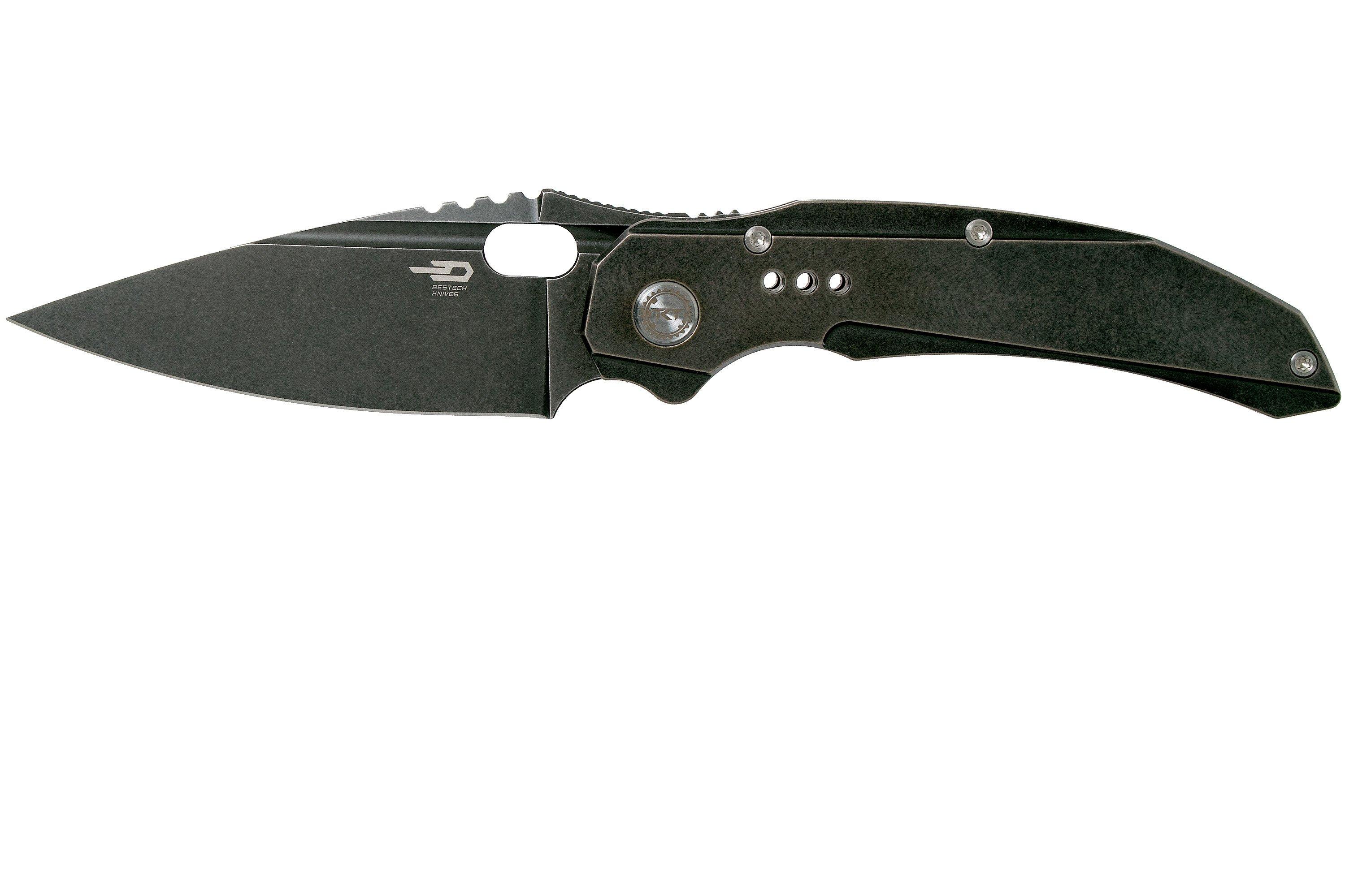 Bestech Exploit BT2005C Black Stonewash pocket knife | Advantageously ...