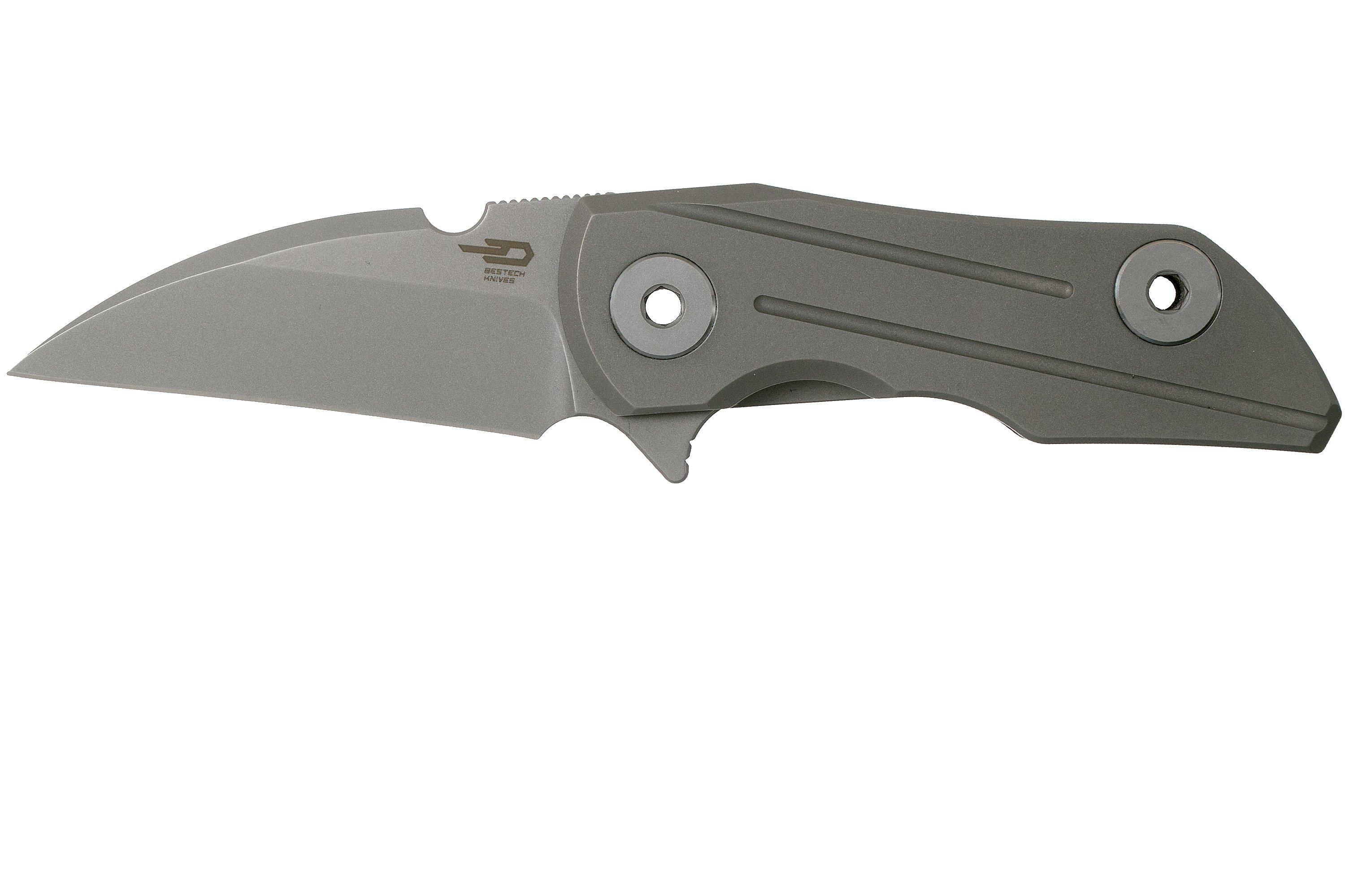 Bestech 2500 Delta BT2006B Sandblast pocket knife, Poltergeist