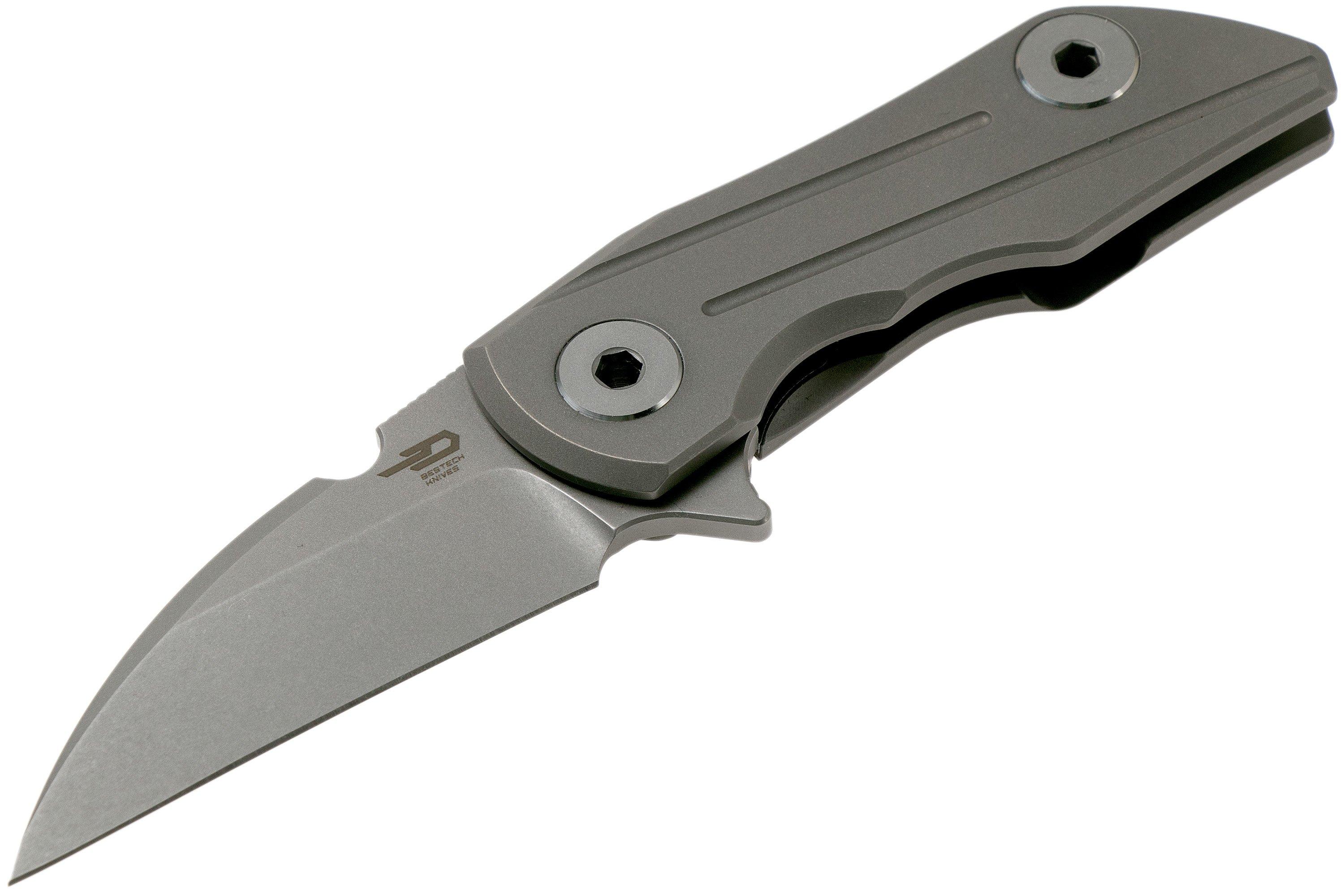 Bestech 2500 Delta BT2006B Sandblast pocket knife, Poltergeist