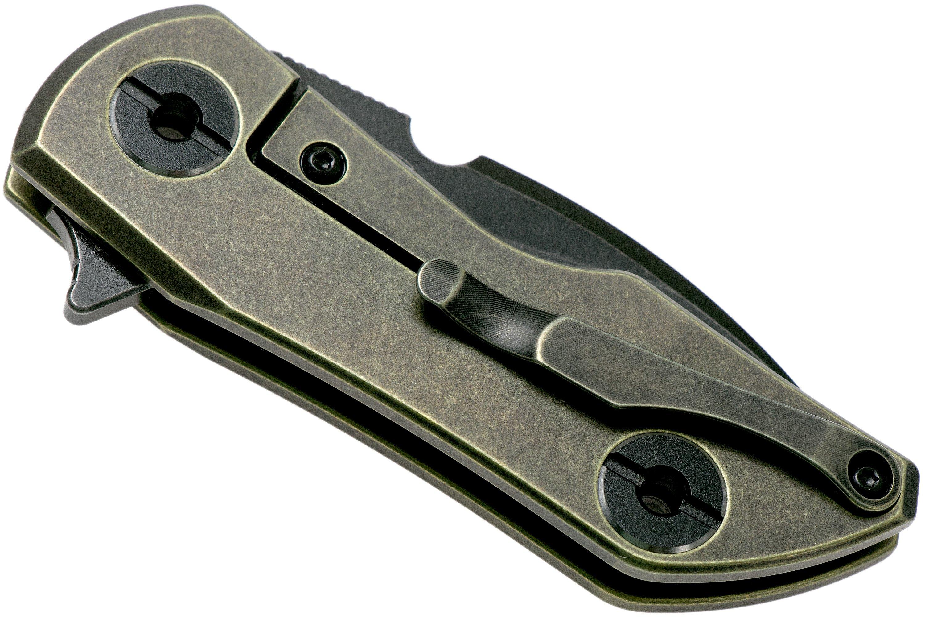 Bestech 2500 Delta BT2006D Bronze pocket knife, Poltergeist design