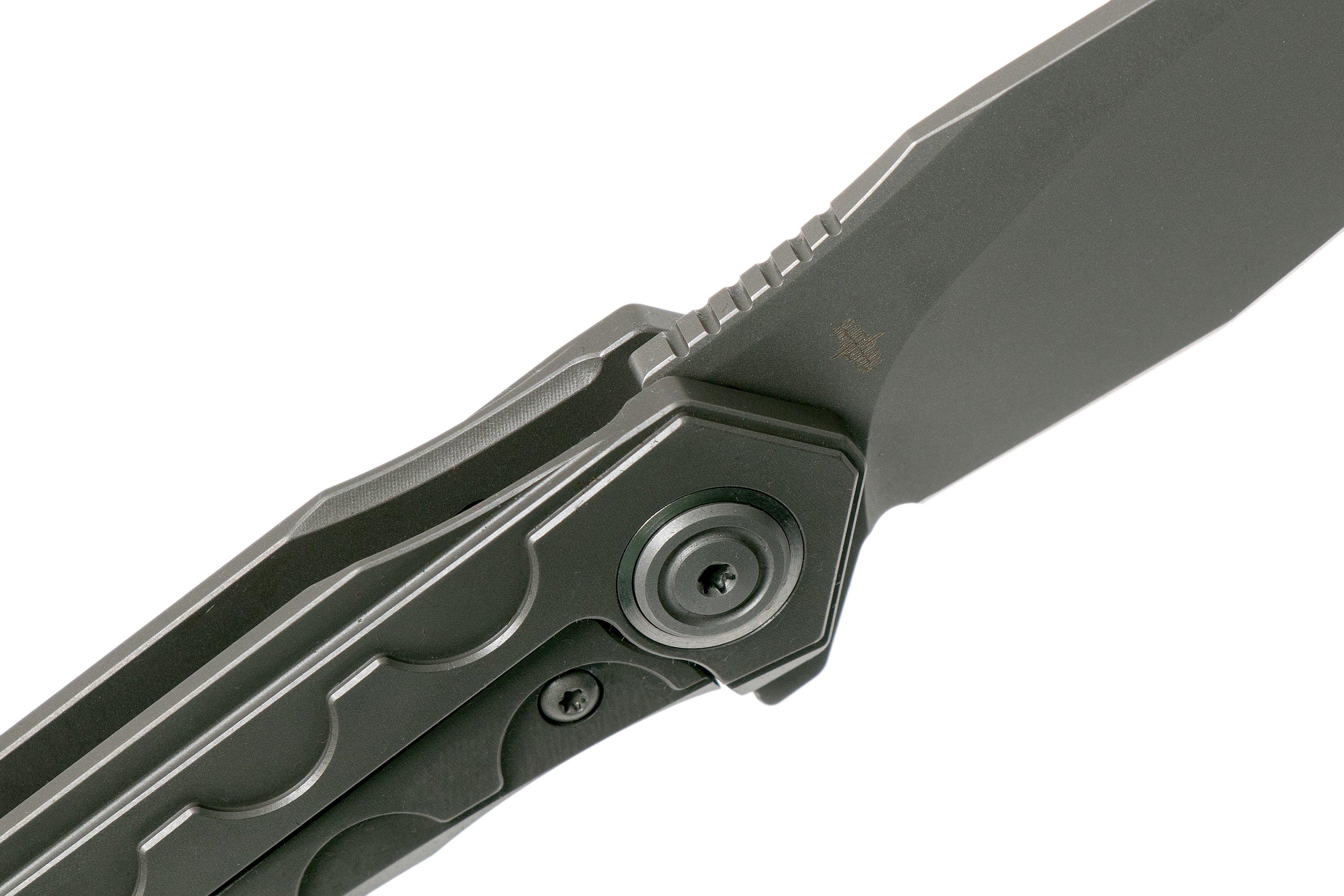 Bestech Samari BT2009A Titanium Grey pocket knife, Kombou design 