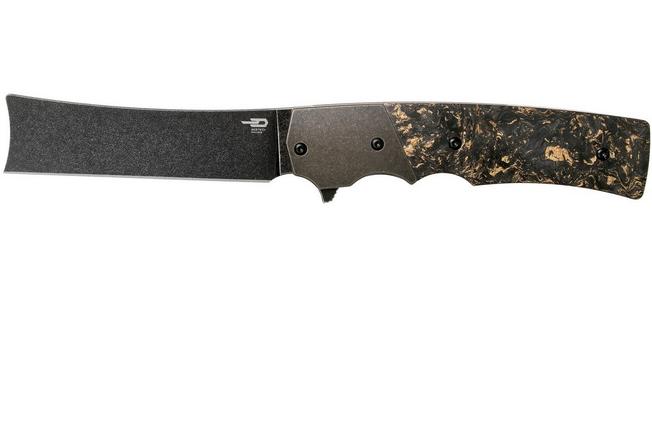 Imagen para Bestech Spanish Tip Razor BT2101C Copper Carbon fibre navaja, Jason Clark Design