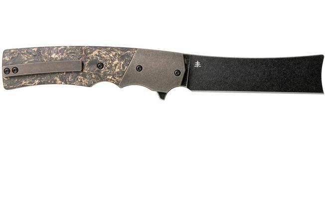 Imagen para Bestech Spanish Tip Razor BT2101C Copper Carbon fibre navaja, Jason Clark Design