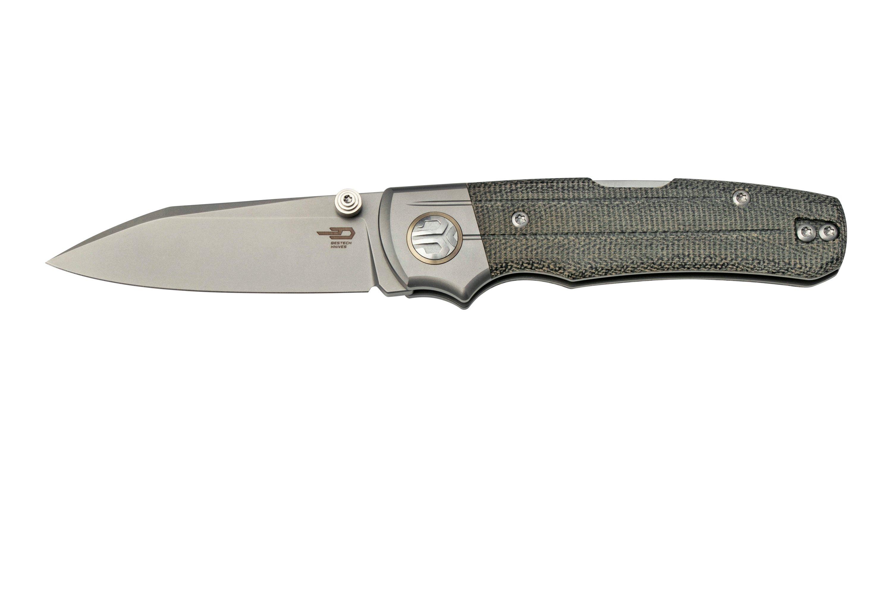 Bestech Tonic BT2204A Grey Micarta, pocket knife | Advantageously ...