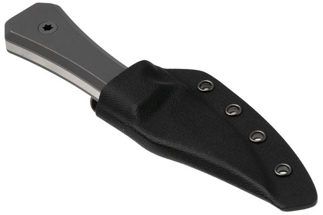 Image pour Big Idea Design Ti Pocket Bowie Fixed Blade AUX-MFG-TI, Stonewashed M390, Titanium, couteau fixe, Michael Jarvis design