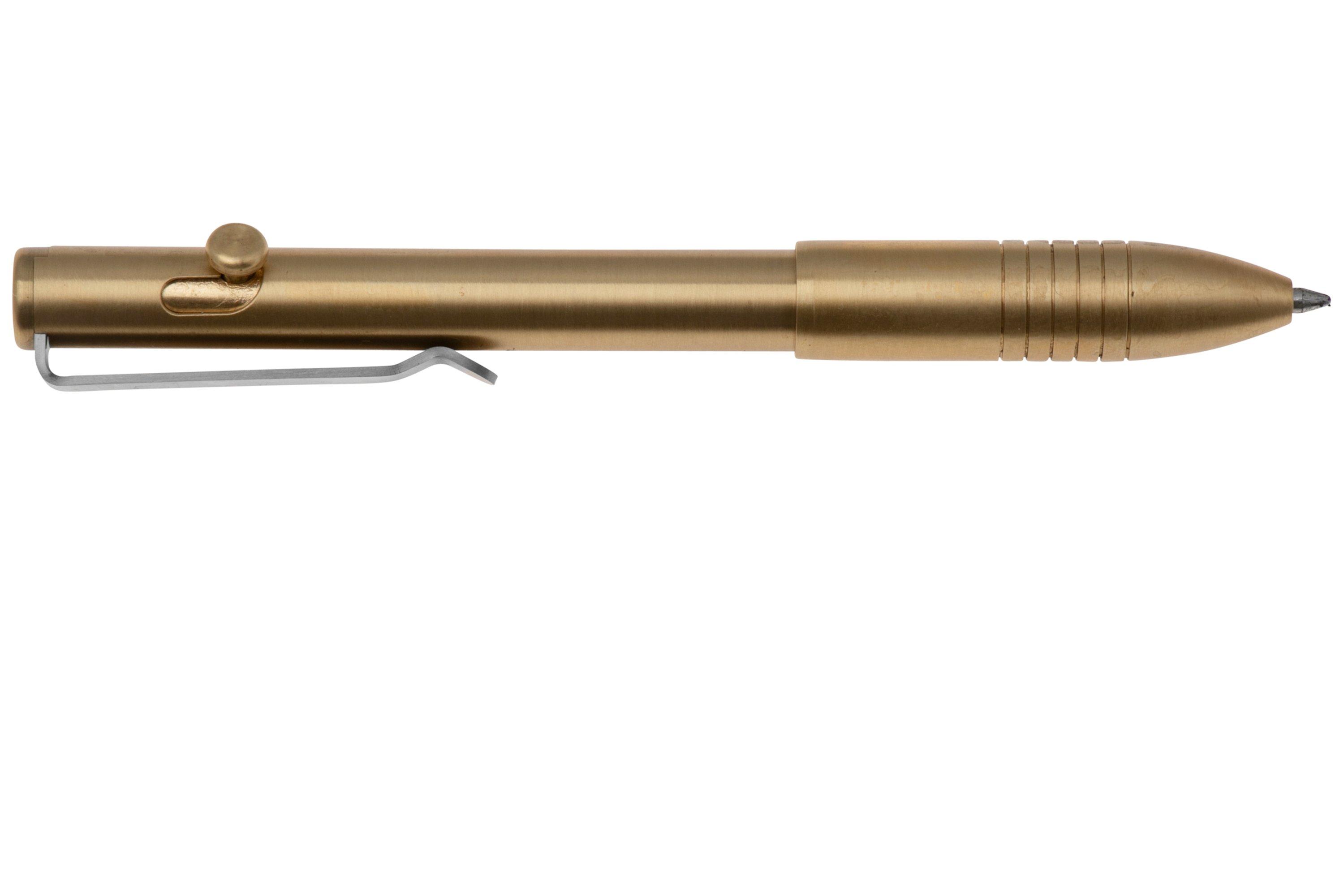 Big Idea Design Bolt Action Pen BA-BS Brass, auto adjusting everyday ...