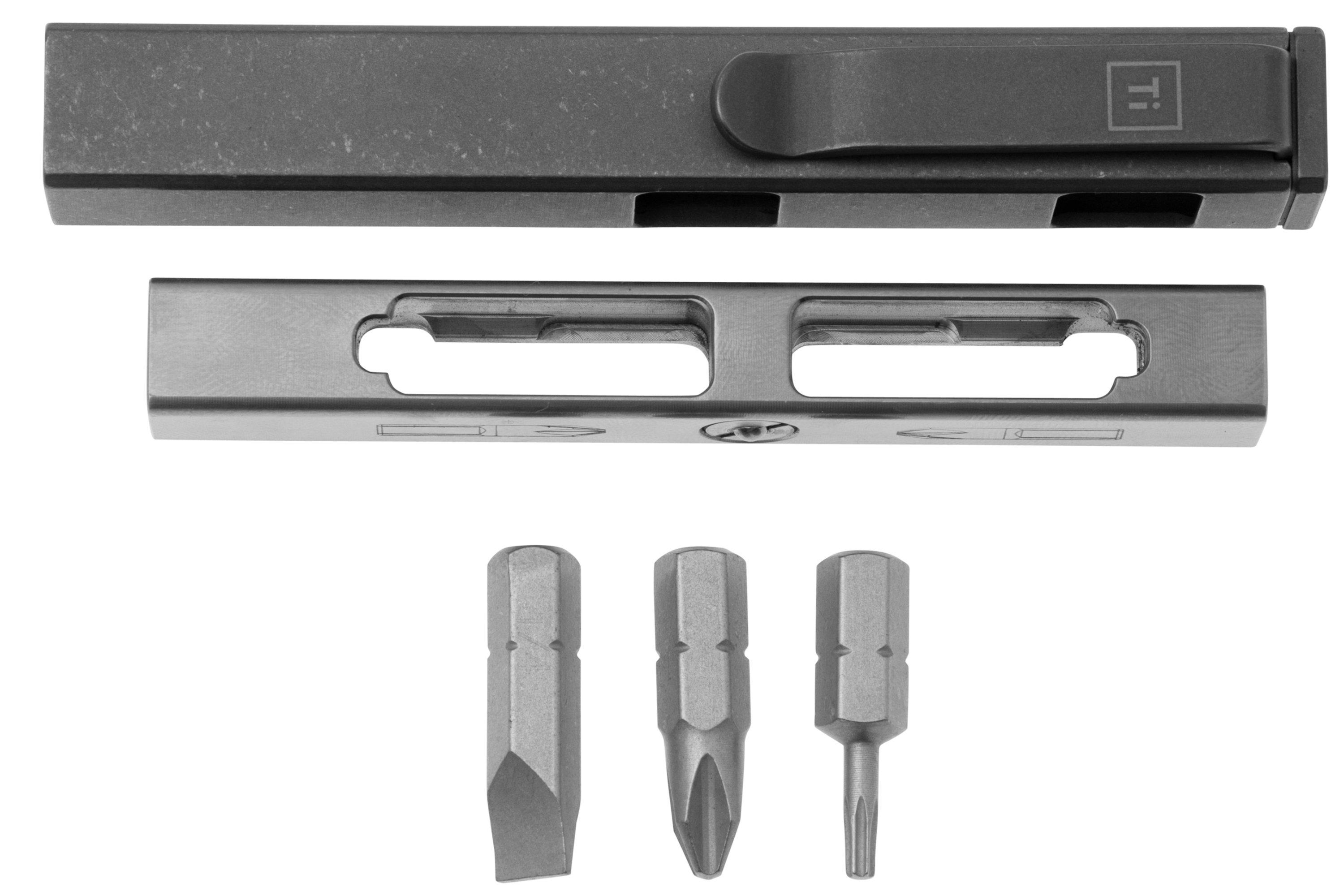 Big idea design bit bar inline bb il titanium bit driver with bits