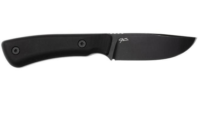 Afbeelding voor Big Idea Design The Deano, Black DLC Nitro-V, Black Micarta, vaststaand mes, Mak Kelsay design