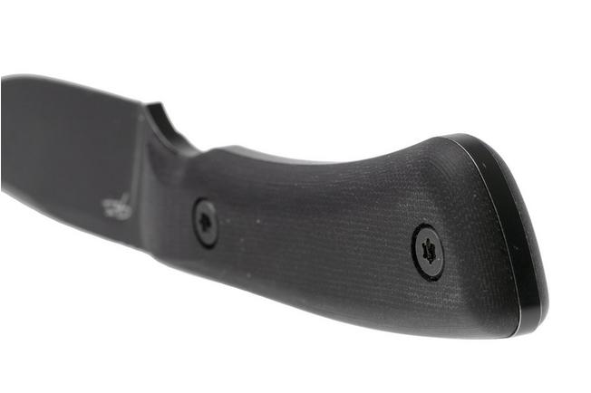 Afbeelding voor Big Idea Design The Deano, Black DLC Nitro-V, Black Micarta, vaststaand mes, Mak Kelsay design