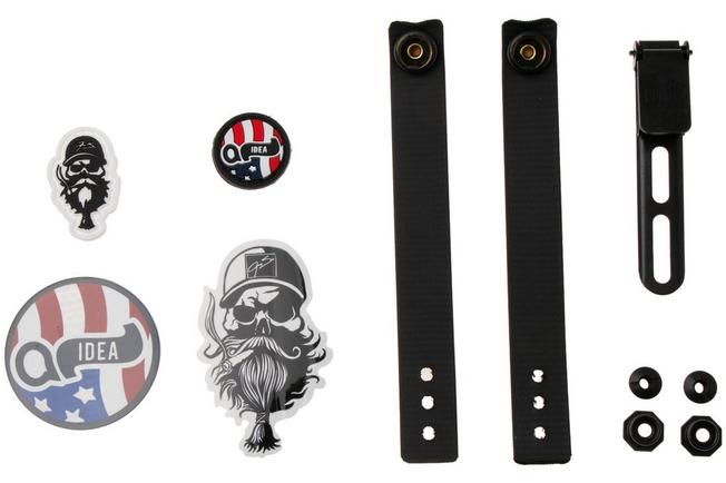 Afbeelding voor Big Idea Design The Deano, Black DLC Nitro-V, Black Micarta, vaststaand mes, Mak Kelsay design