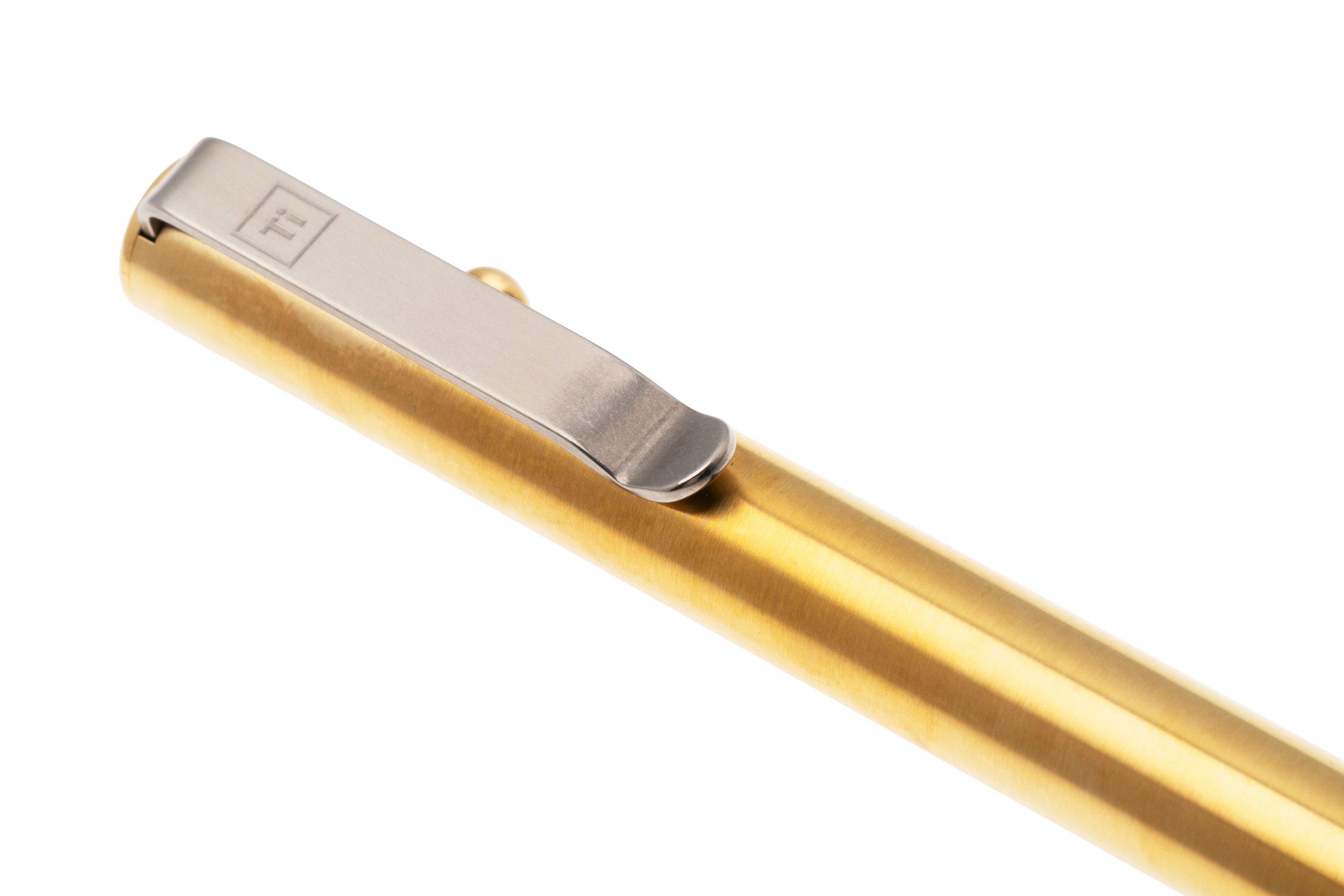 Big Idea Design Base Line Bolt Action Pen BS-BA-BS Brass, everyday ...