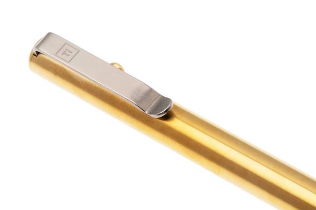 Afbeelding voor Big Idea Design Base Line Bolt Action Pen BS-BA-BS Brass, everyday carry pen