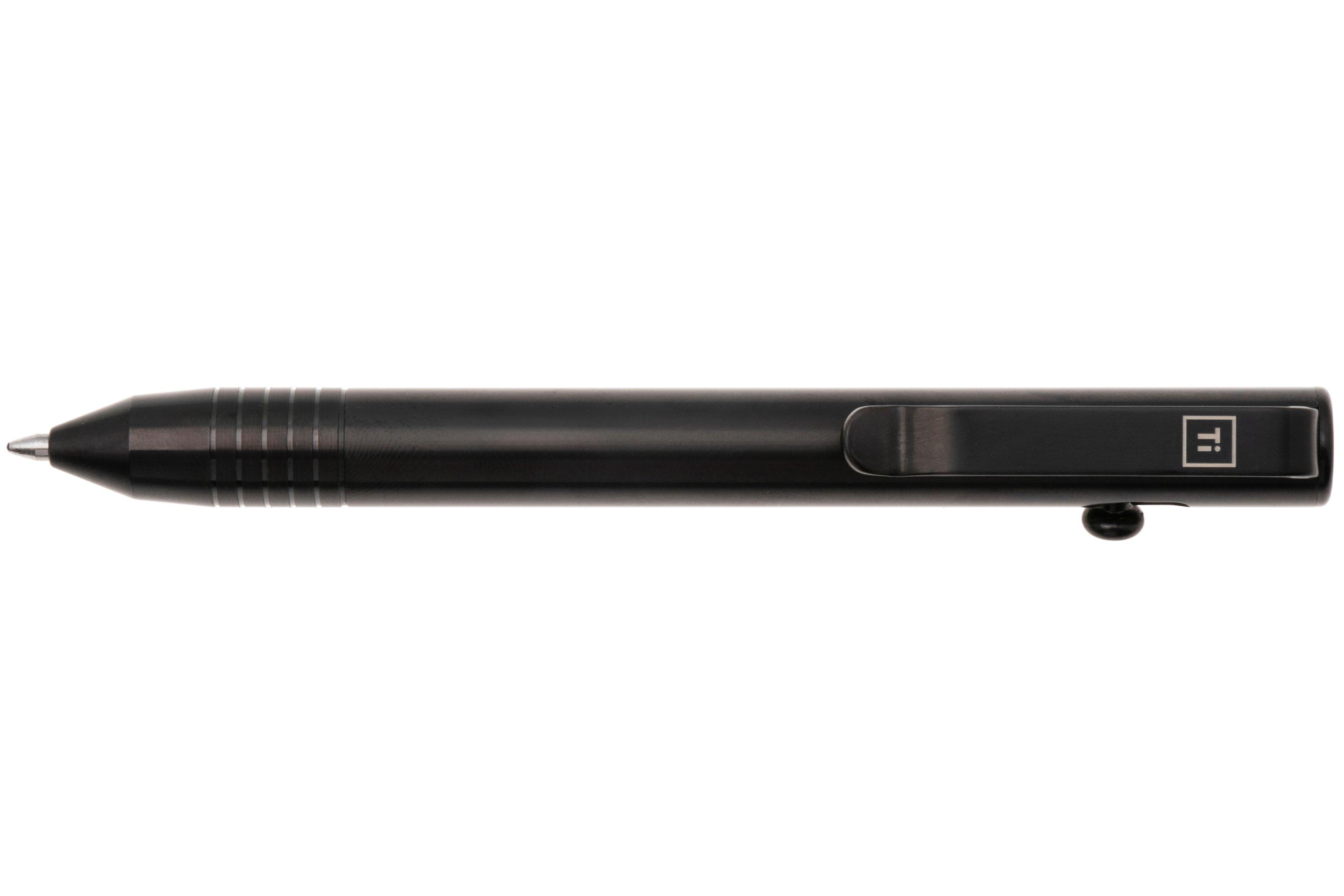 Big Idea Design Base Line Bolt Action Pen BS-BA-DLC Black DLC Titanium ...