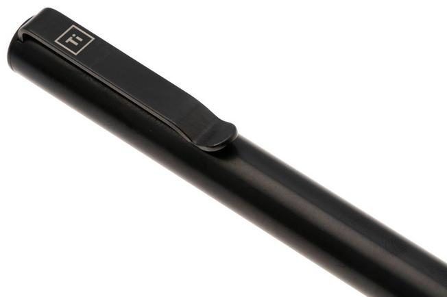 Afbeelding voor Big Idea Design Base Line Bolt Action Pen BS-BA-DLC Black DLC Titanium, everyday carry pen