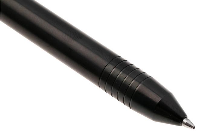 Afbeelding voor Big Idea Design Base Line Bolt Action Pen BS-BA-DLC Black DLC Titanium, everyday carry pen