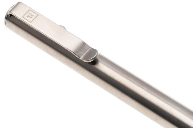 Afbeelding voor Big Idea Design Base Line Bolt Action Pen BS-BA-RW Raw Titanium, everyday carry pen