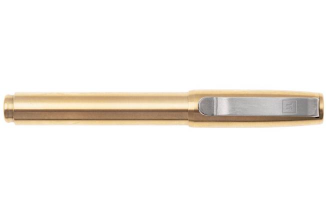 Bild für Big Idea Design Base Line Capped Pen BS-CA-BS Brass, EDC Stift