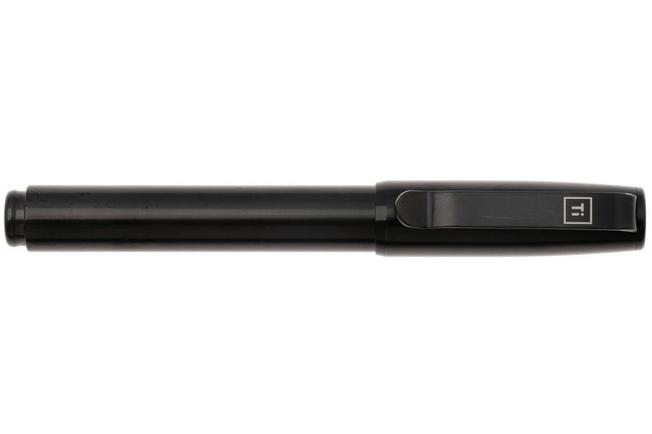 Afbeelding voor Big Idea Design Base Line Capped Pen BS-CA-DLC Black DLC Titanium, everyday carry pen