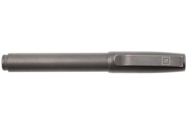 Afbeelding voor Big Idea Design Base Line Capped Pen BS-CA-SW Stonewashed Titanium, everyday carry pen