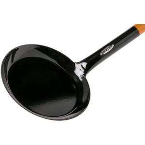 Alessi Koekenpan Met Lange Steel 20 Cm - Antiaanbaklaag - Staal - Bruin - Ontwerp Patricia Urquiola