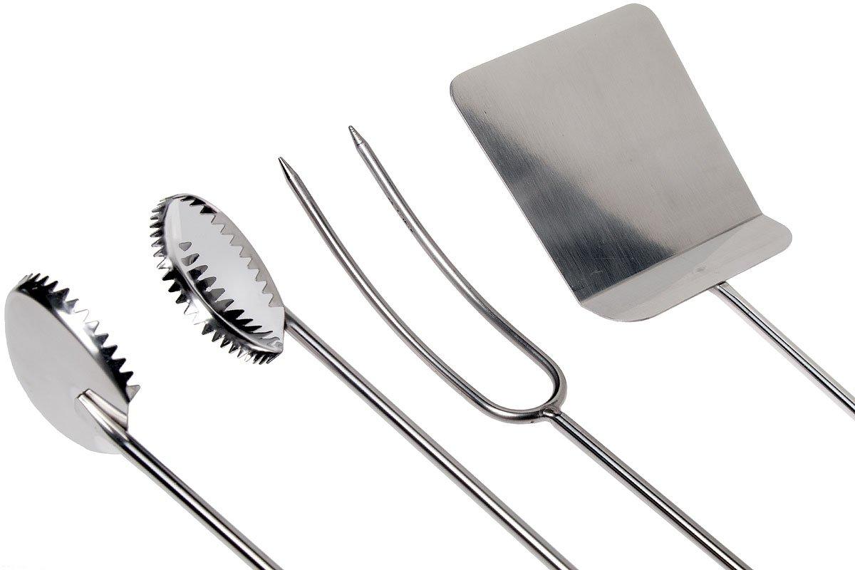 Bon-Fire BBQ gift set with spatula, tongs and fork BS0046 ...