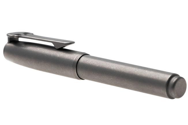 Afbeelding voor Big Idea Design Chaves Fountain EDC Pen CHVS-FP-TI-SW Titanium Stonewashed, vulpen