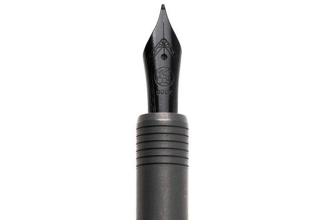 Afbeelding voor Big Idea Design Chaves Fountain EDC Pen CHVS-FP-TI-SW Titanium Stonewashed, vulpen