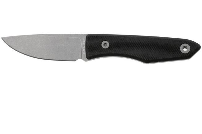 Afbeelding voor Big Idea Design USA Lookout DP-MA-BL-G10 Drop Point Stonewashed Magnacut, Black G10, vaststaand mes