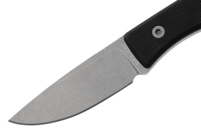 Afbeelding voor Big Idea Design USA Lookout DP-MA-BL-G10 Drop Point Stonewashed Magnacut, Black G10, vaststaand mes