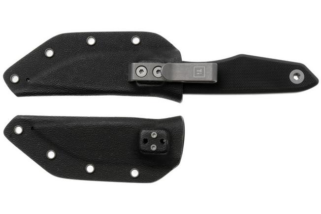 Afbeelding voor Big Idea Design USA Lookout DP-MA-BL-G10 Drop Point Stonewashed Magnacut, Black G10, vaststaand mes