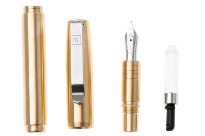 Afbeelding voor Big Idea Design Fountain EDC Pen FP-BRASS messing, vulpen