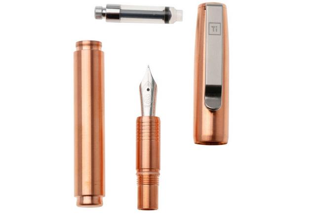 Afbeelding voor Big Idea Design Fountain EDC Pen FP-COPPER Copper, vulpen