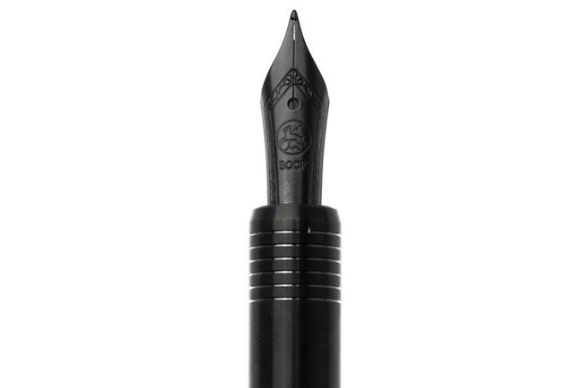 Afbeelding voor Big Idea Design Fountain EDC Pen FP-TI-DLC-BL Black DLC Titanium, vulpen