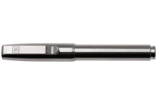 Afbeelding voor Big Idea Design Fountain EDC Pen FP-TI-MR Machined Raw Titanium, vulpen