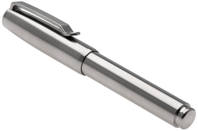 Afbeelding voor Big Idea Design Fountain EDC Pen FP-TI-MR Machined Raw Titanium, vulpen