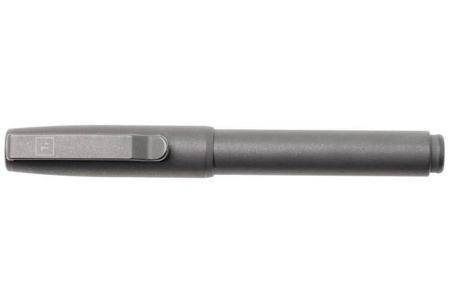 Afbeelding voor Big Idea Design Fountain EDC Pen FP-TI-SW Stonewashed Titanium, vulpen