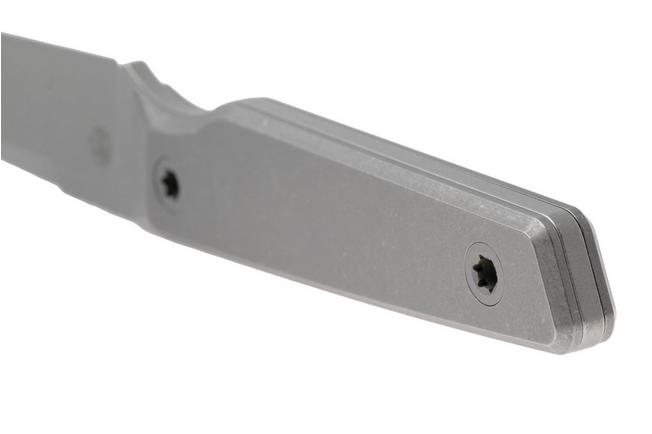 Afbeelding voor Big Idea Design USA Signal MA-TI Stonewashed Magnacut, Titanium, vaststaand mes, Mak Kelsay design