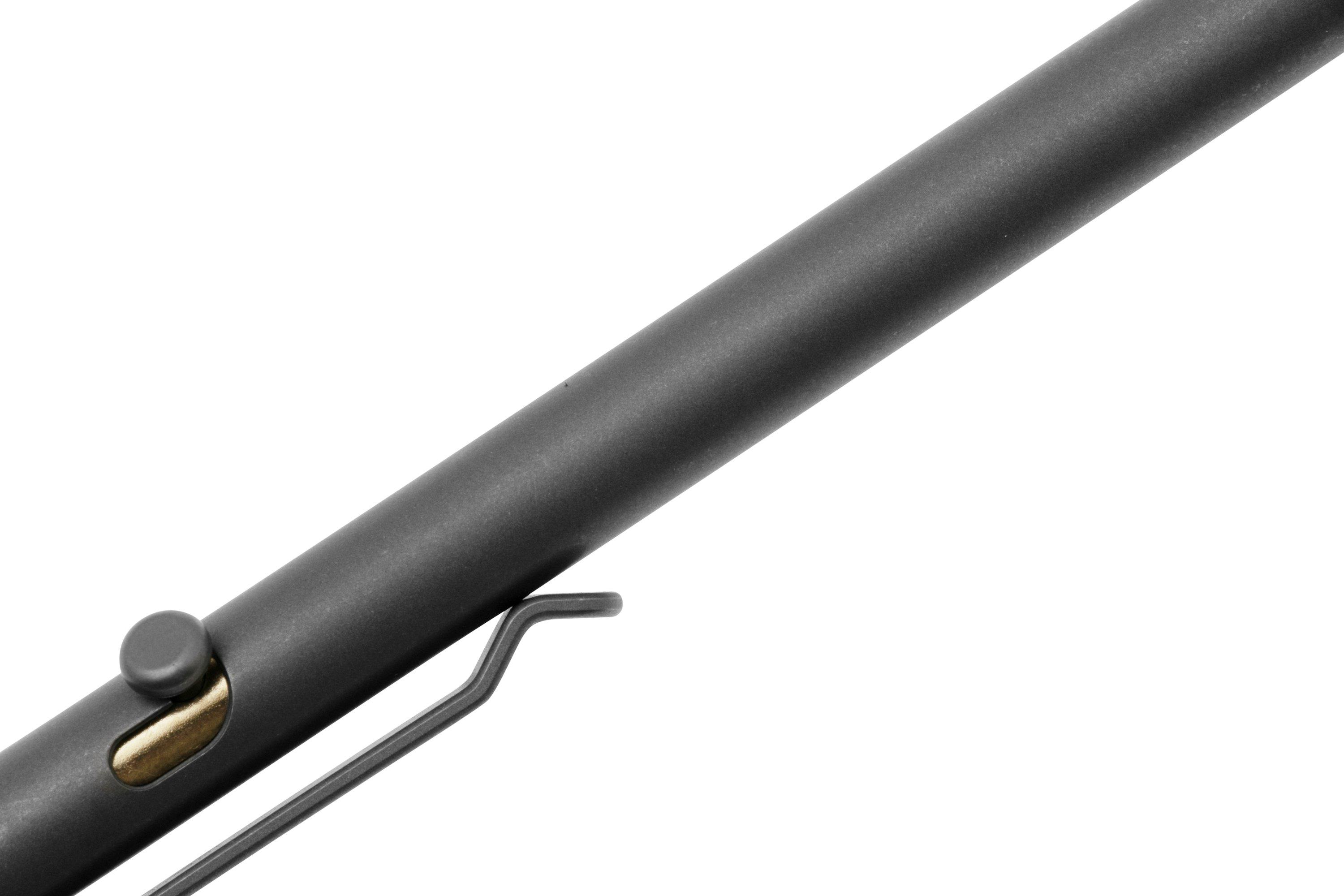 Big Idea Design Slim Bolt Action Pen SBA-SW Stonewashed Titanium ...