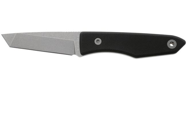 Afbeelding voor Big Idea Design USA Lookout TA-MA-BL-G10 Tanto Stonewashed Magnacut, Black G10, vaststaand mes, Mak Kelsay design