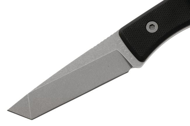 Afbeelding voor Big Idea Design USA Lookout TA-MA-BL-G10 Tanto Stonewashed Magnacut, Black G10, vaststaand mes, Mak Kelsay design