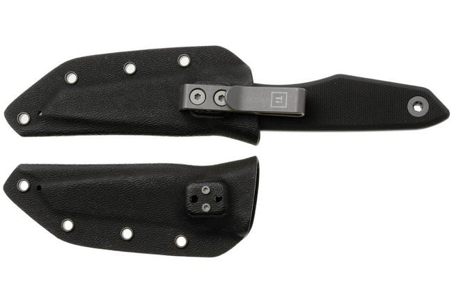 Afbeelding voor Big Idea Design USA Lookout TA-MA-BL-G10 Tanto Stonewashed Magnacut, Black G10, vaststaand mes, Mak Kelsay design