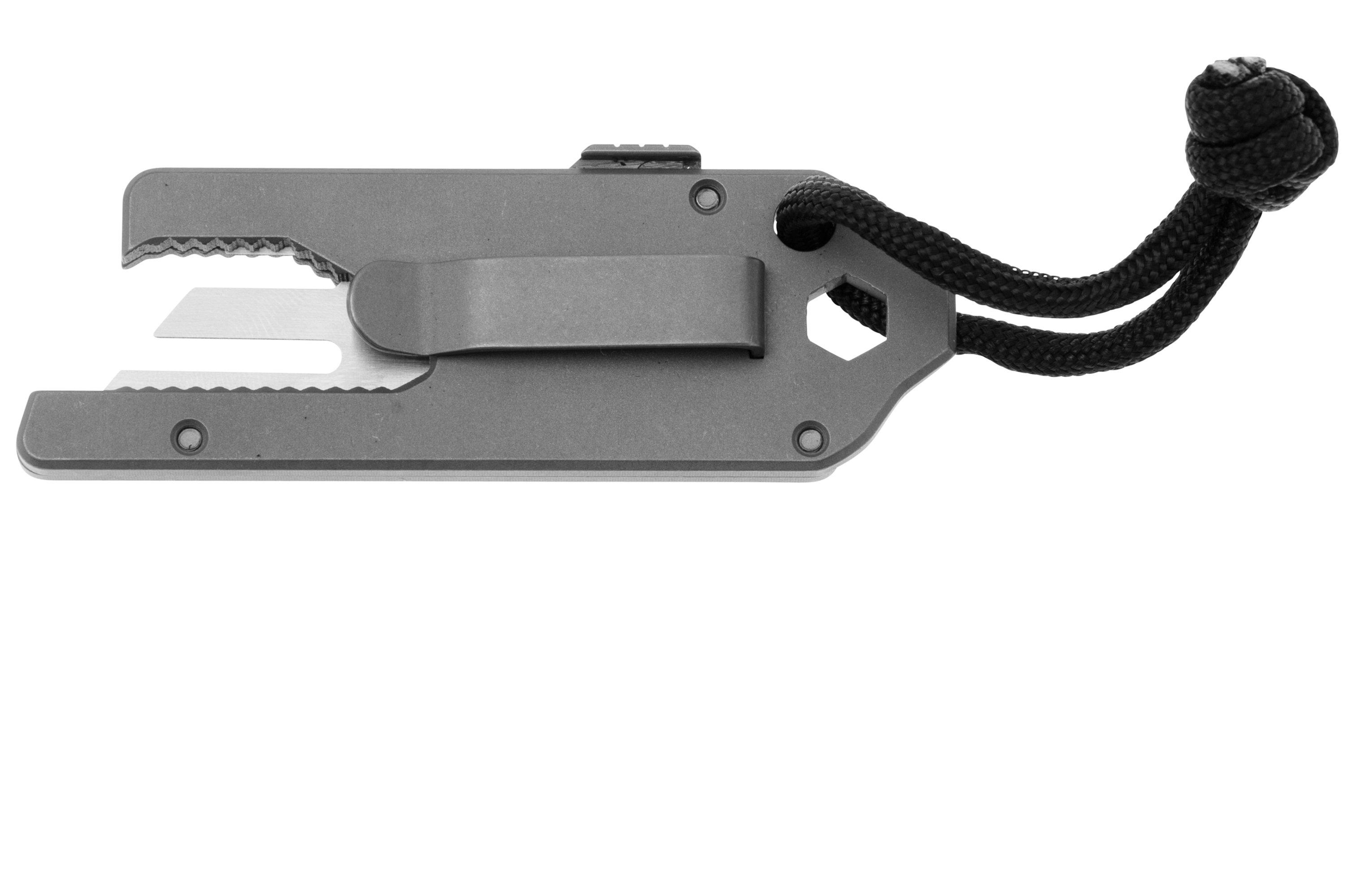 BIG IDEA DESIGN TPT – Titanium Pocket Tool, 10-in-1 Ultradünnes Multitool Für Den Alltag