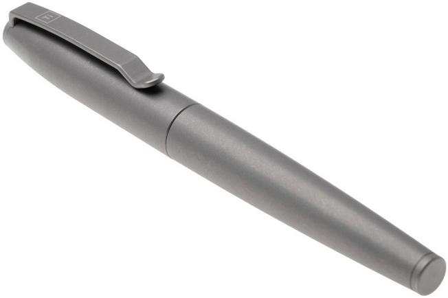 Afbeelding voor Big Idea Design Ti Ultra Pen ULTRA-TI-SW Stonewashed Titanium, vulpen