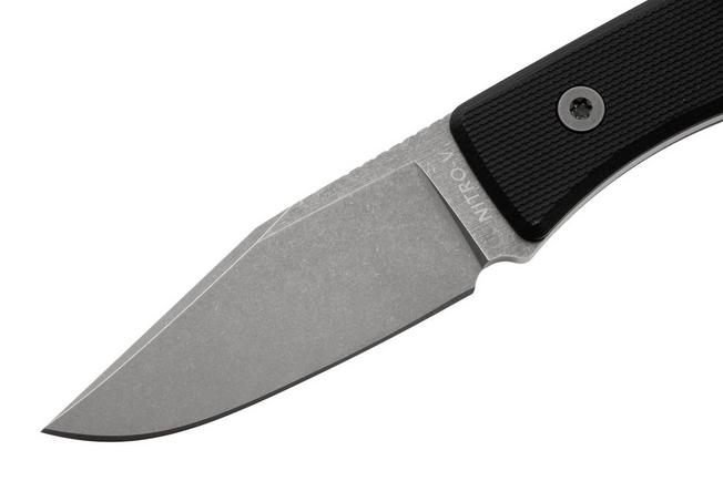 Bild für Big Idea Design USA Lookout USA-LO-BLC-NITROV, Stonewashed Nitro-V, Black G10 Fahrtenmesser, Mak Kelsay Design