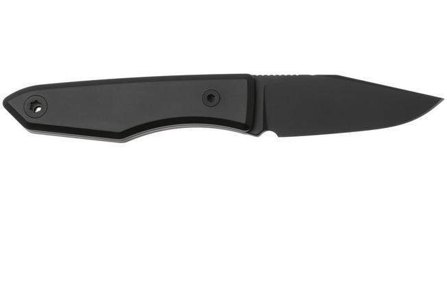 Afbeelding voor Big Idea Design Blackout Cerakote Ti Lookout, Black Titanium, Black Böhler M390, vaststaand mes, Mak Kelsay design