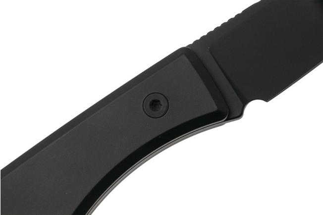 Afbeelding voor Big Idea Design Blackout Cerakote Ti Lookout, Black Titanium, Black Böhler M390, vaststaand mes, Mak Kelsay design